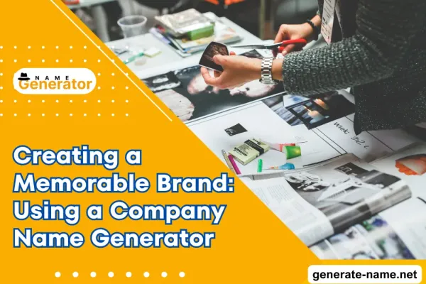 Creating a Memorable Brand: Using a Company Name Generator