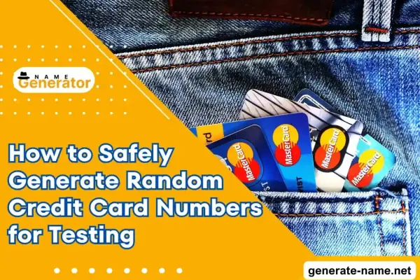 How to Safely Generate Random Credit Card Numbers for Testing