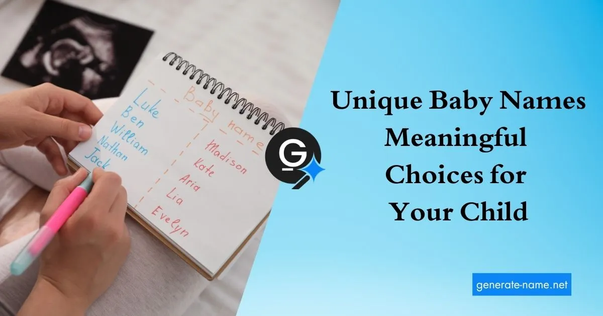 Unique Baby Names Meaningful Choices for Your Child Feature Image