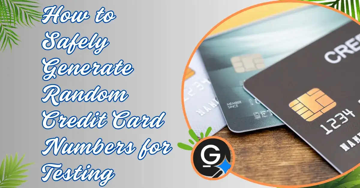 How to Safely Generate Random Credit Card Numbers for Testing